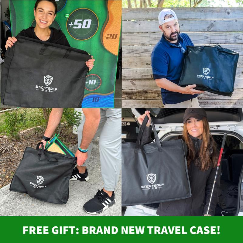 Stickygolf Pro - Golf Battles Anywhere, Anytime - Fun for All Ages - Travel Case Included - the Perfect Gift