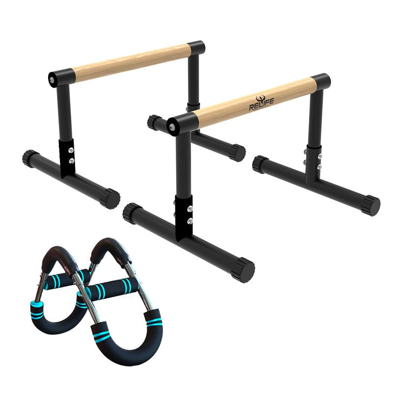 RELIFE REBUILD YOUR LIFE Multi-Function Dip Bar Station Calisthenics Dip Station Heavy Duty Dip Stands Exercise Stabilizer Parallette Push up Stands