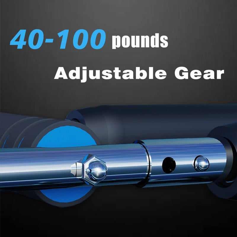 ALT Twister Arm Trainer, 40-100Lb Adjustable Chest Workout Equipment, Portable Power Twister Bar, Body Fitness Machine for Shoulder Back Abdominal Thigh Muscle, Detachable, Men & Women