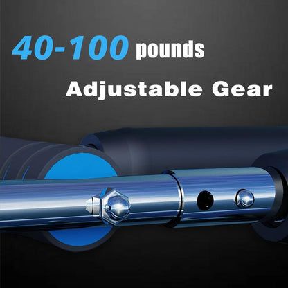 ALT Twister Arm Trainer, 40-100Lb Adjustable Chest Workout Equipment, Portable Power Twister Bar, Body Fitness Machine for Shoulder Back Abdominal Thigh Muscle, Detachable, Men & Women