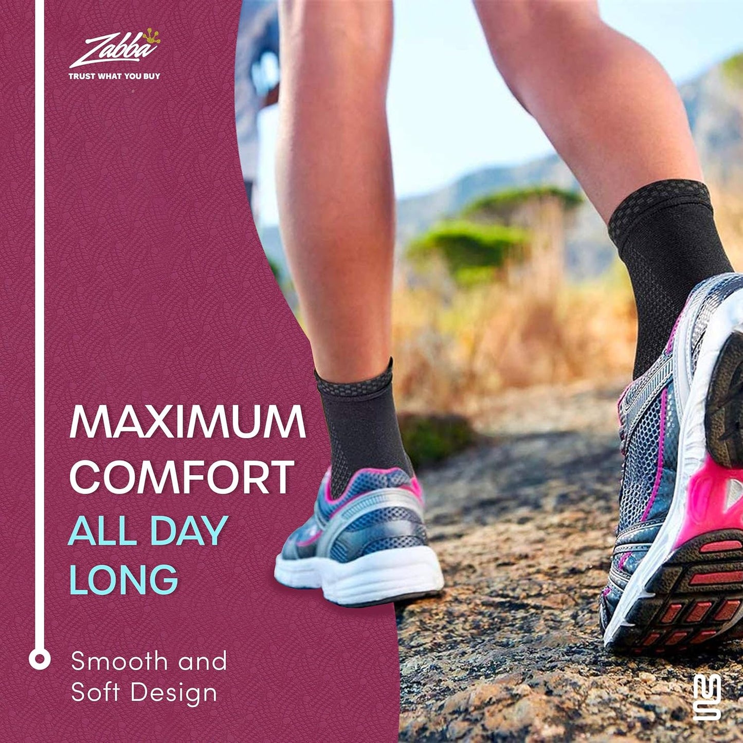 Ankle Brace for Plantar Fasciitis Relief, Tendonitis, and Achilles Tendon Support - Compression Foot Sleeve for Men and Women