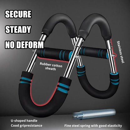 ALT Twister Arm Trainer, 40-100Lb Adjustable Chest Workout Equipment, Portable Power Twister Bar, Body Fitness Machine for Shoulder Back Abdominal Thigh Muscle, Detachable, Men & Women