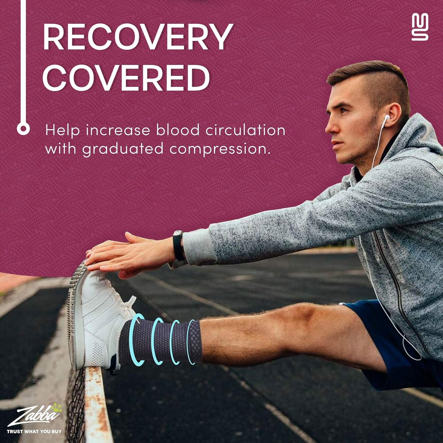 Ankle Brace for Plantar Fasciitis Relief, Tendonitis, and Achilles Tendon Support - Compression Foot Sleeve for Men and Women