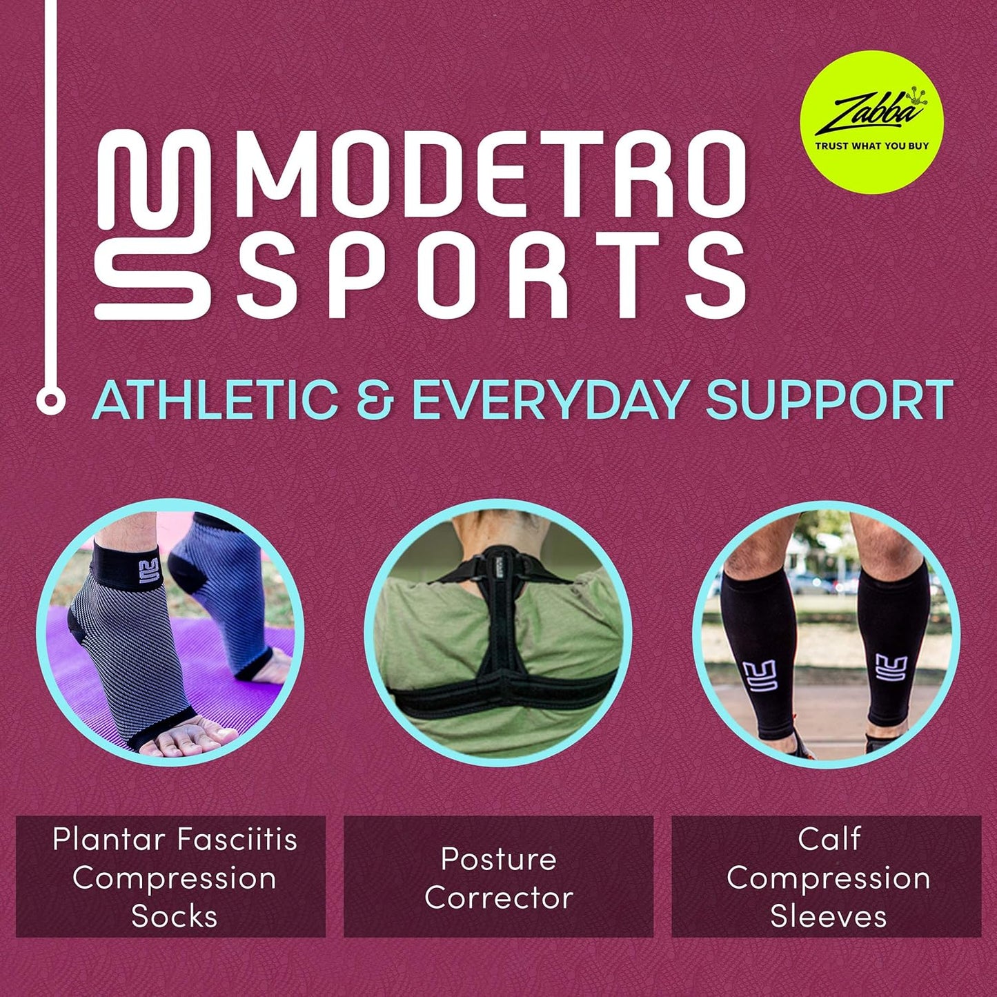 Ankle Brace for Plantar Fasciitis Relief, Tendonitis, and Achilles Tendon Support - Compression Foot Sleeve for Men and Women