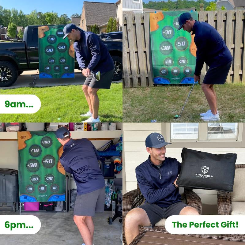 Stickygolf Pro - Golf Battles Anywhere, Anytime - Fun for All Ages - Travel Case Included - the Perfect Gift