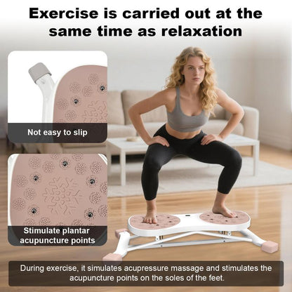 Ski Simulator Training Machine – Low-Impact Full-Body Cardio & Leg Workout Equipment for Home Gym, Fun Aerobic Stepper & Adjustable Pedal Exerciser | Vibration Plates-Style Exercise Equipment Alternative | Black Friday Deal