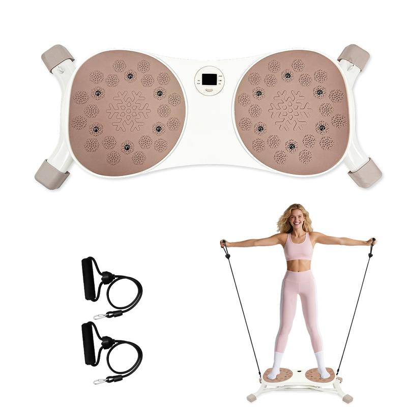 Ski Simulator Training Machine – Low-Impact Full-Body Cardio & Leg Workout Equipment for Home Gym, Fun Aerobic Stepper & Adjustable Pedal Exerciser | Vibration Plates-Style Exercise Equipment Alternative | Black Friday Deal